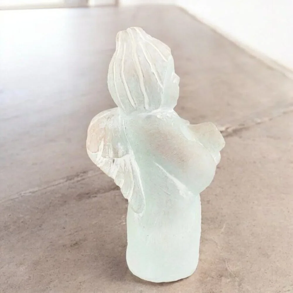 1987 Isabel Bloom Angel Sculpture Figurine Angel Reading A Book Signed USA‎ VTG